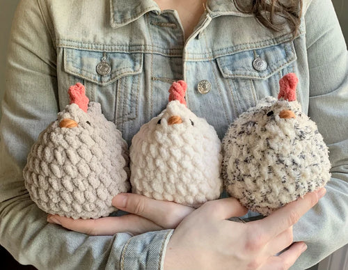 Patron crochet poule amigurumi – PDF numérique à télécharger
