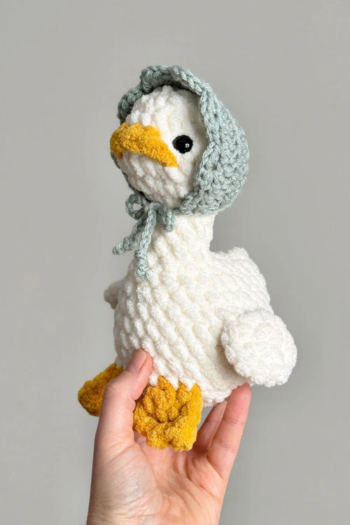 Patron crochet oie amigurumi – PDF numérique à télécharger