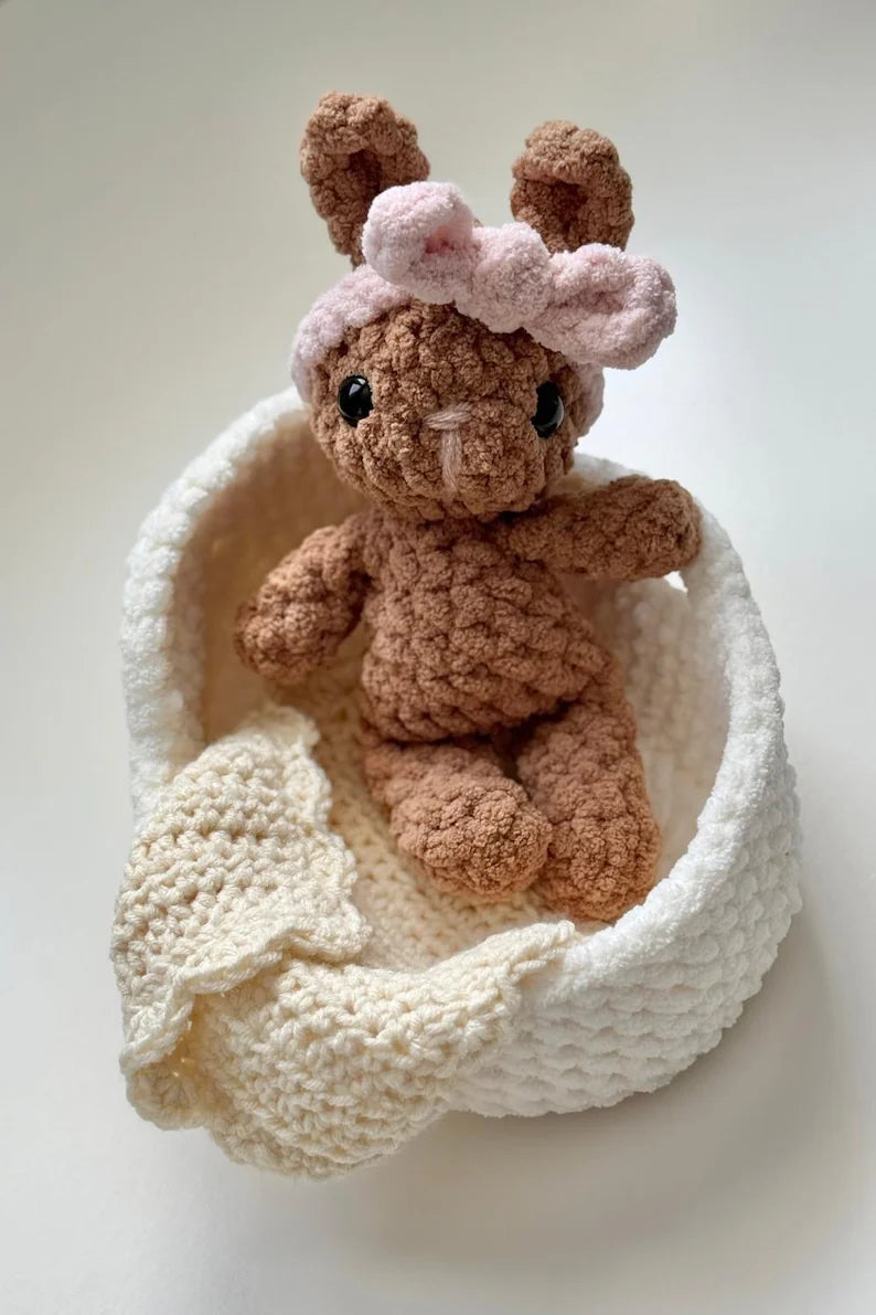 Patron crochet lapin bébé amigurumi – PDF numérique à télécharger