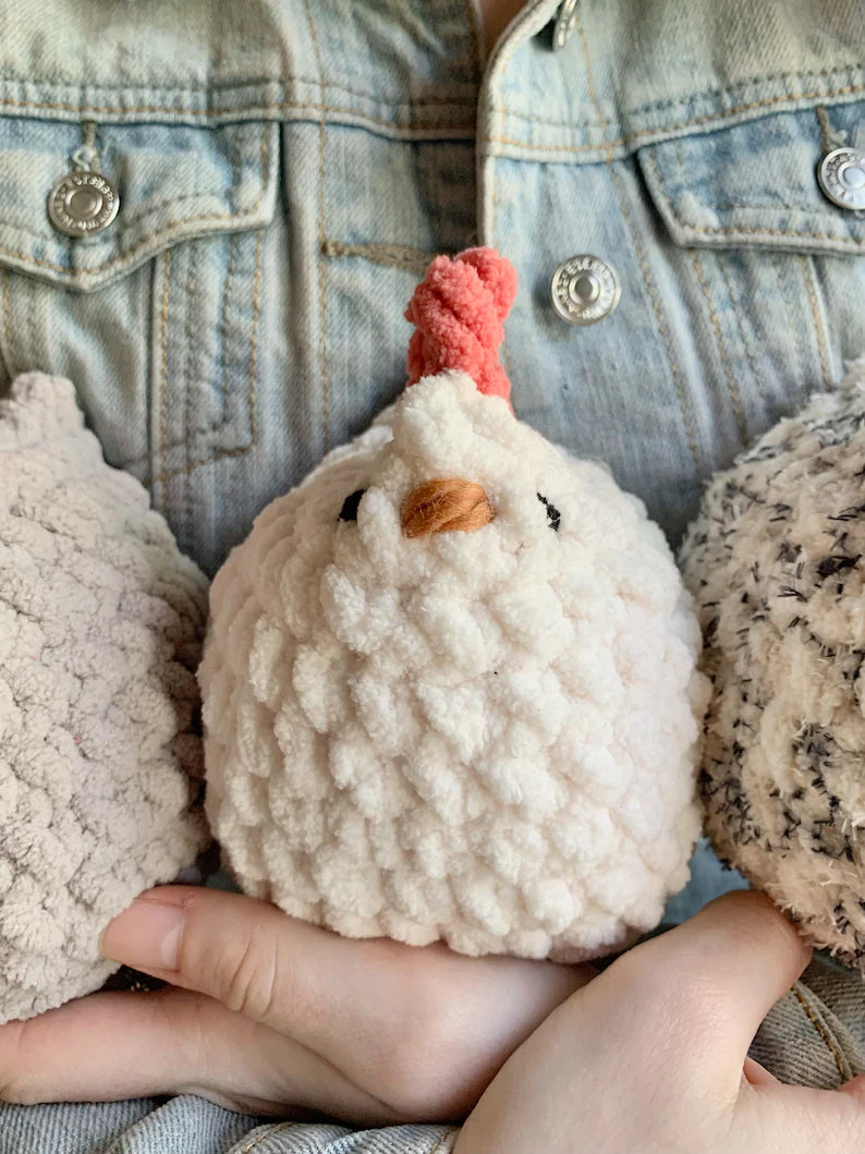 Patron crochet poule amigurumi – PDF numérique à télécharger