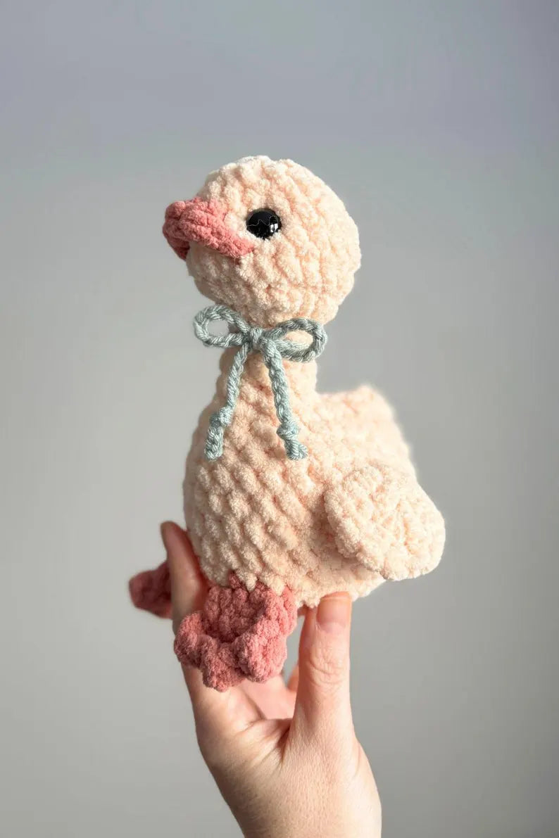 Patron crochet oie amigurumi – PDF numérique à télécharger