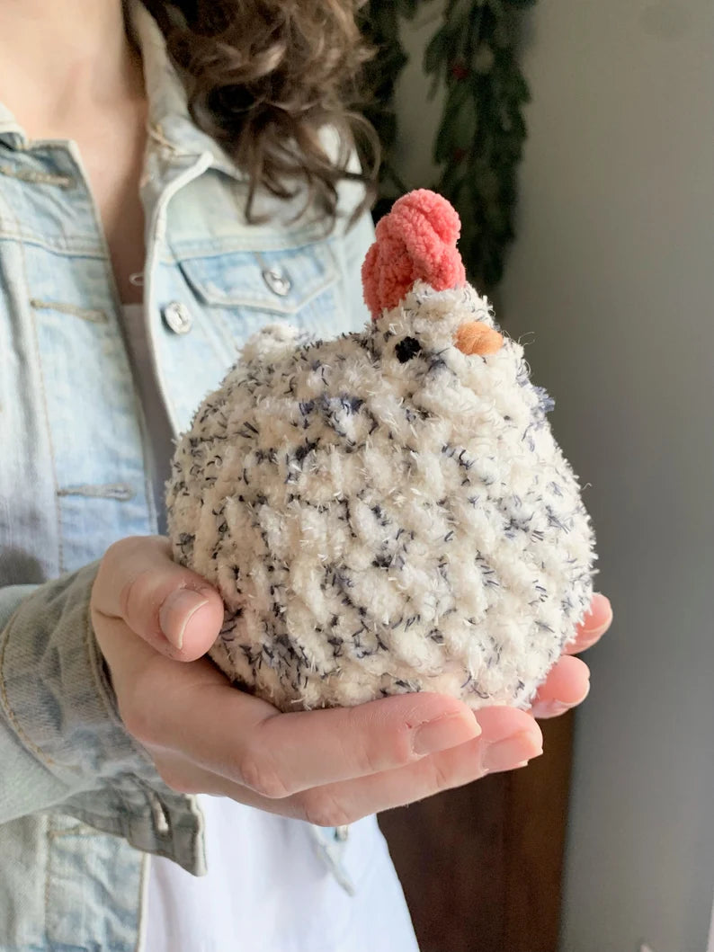 Patron crochet poule amigurumi – PDF numérique à télécharger