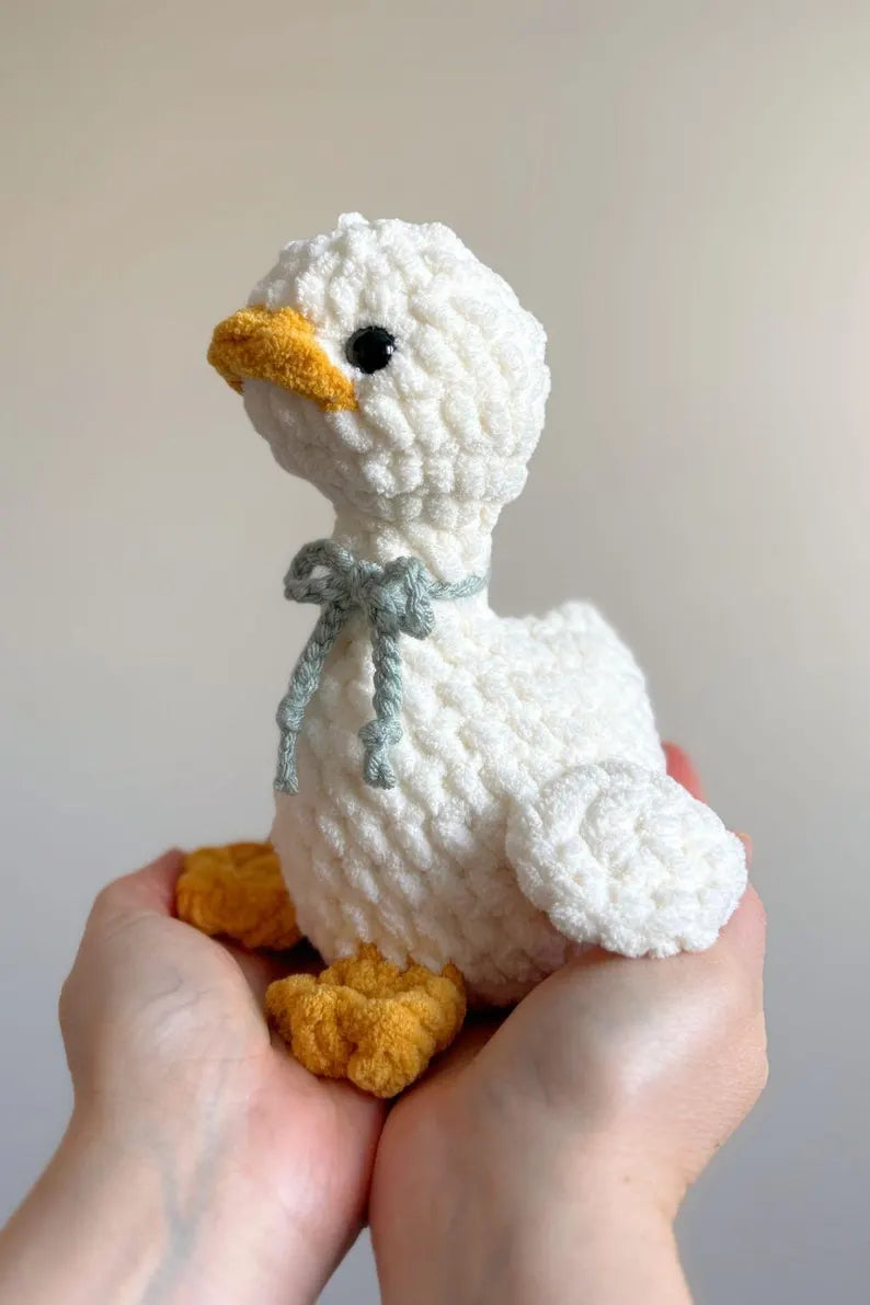 Patron crochet oie amigurumi – PDF numérique à télécharger
